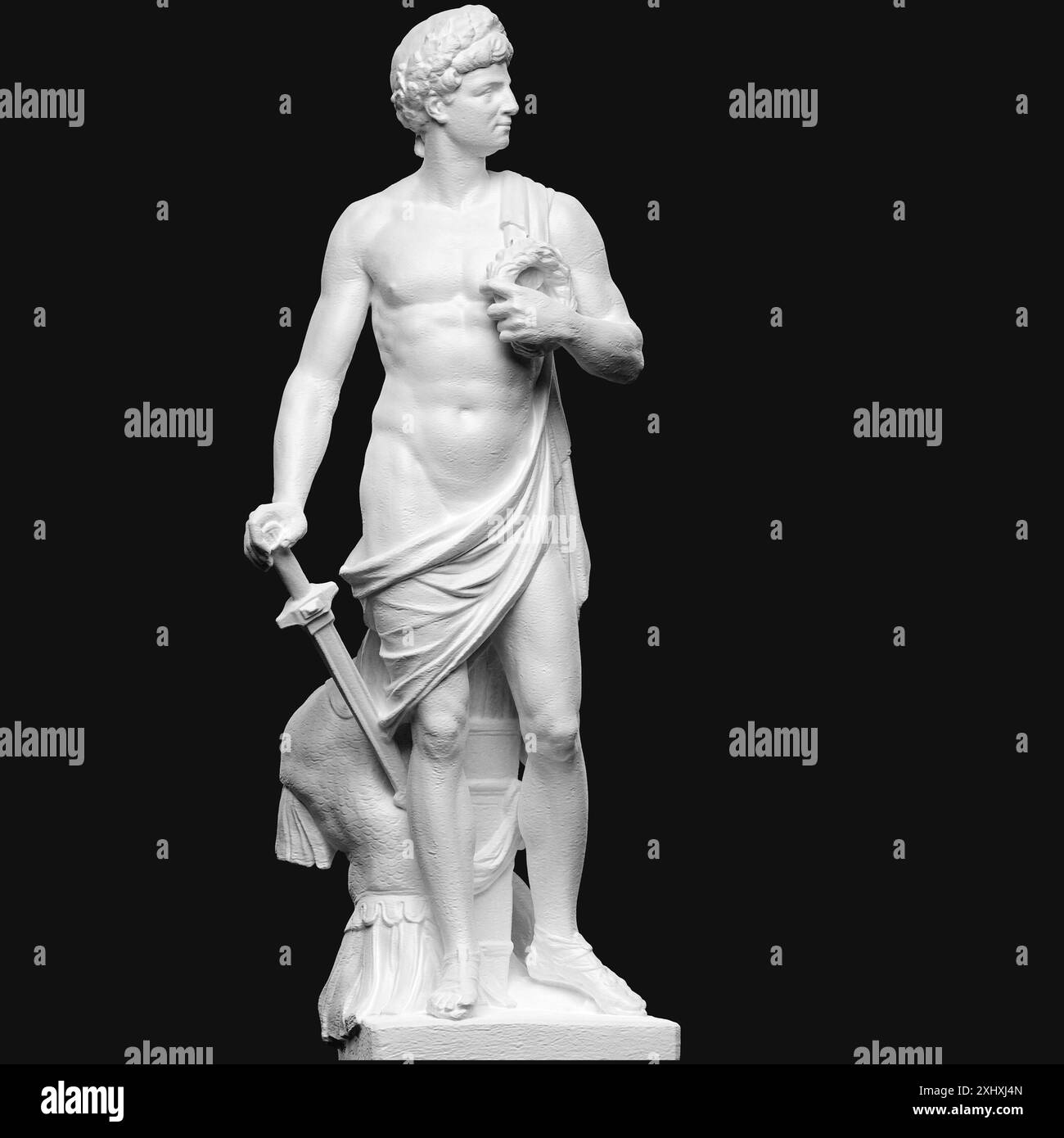 Statuette by C.F. Stanley (1738-1813) titled 'Amor patriae', an ...
