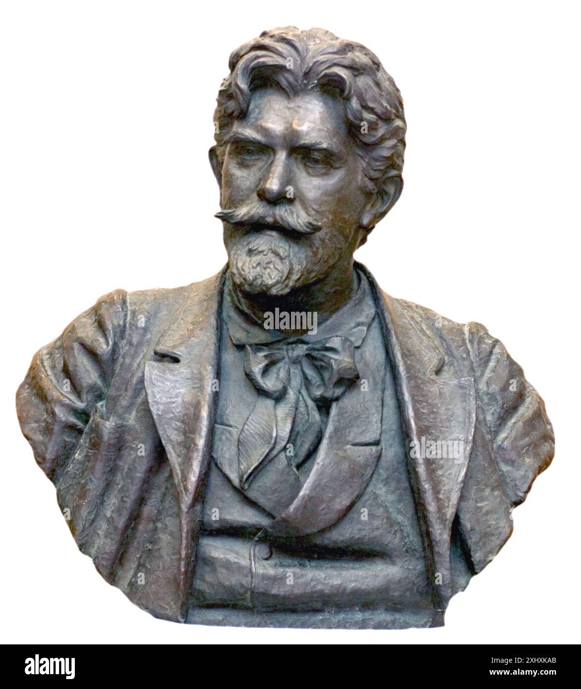 This bust by Hans Gyde Petersen depicts P.S. Krøyer, the painter and ...
