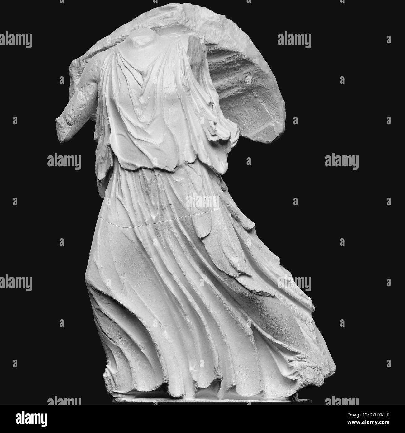 Statue of a running female figure, possibly representing Artemis Stock