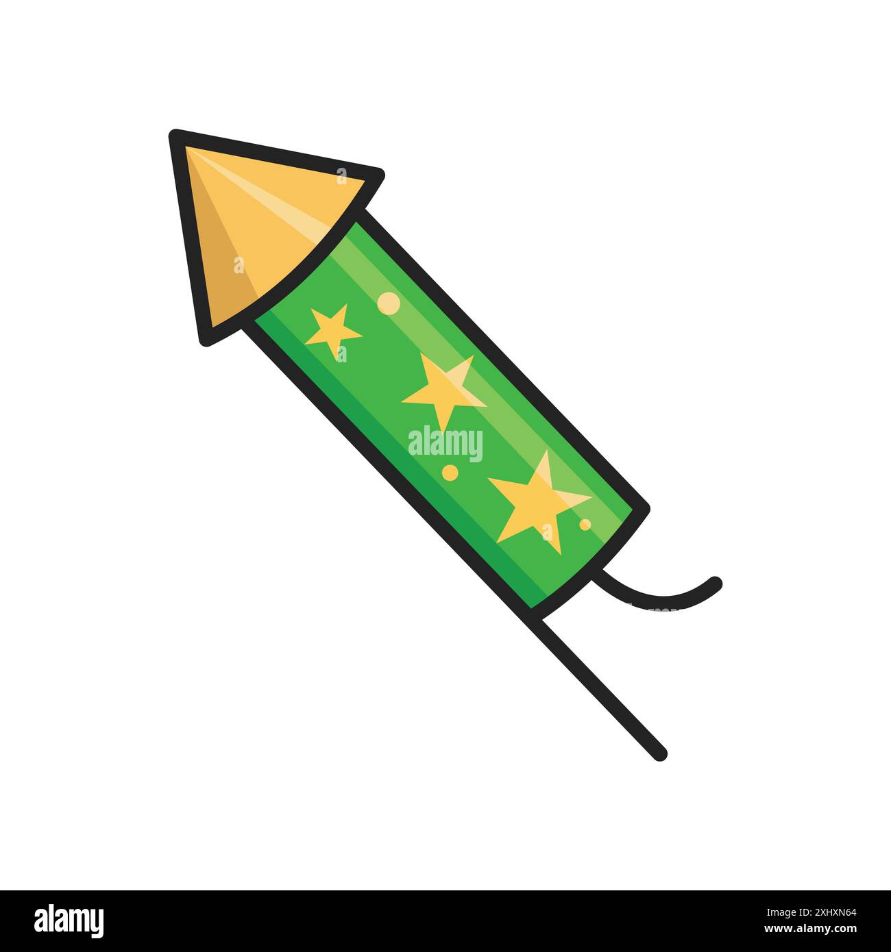 firework icon vector design template in white background Stock Vector