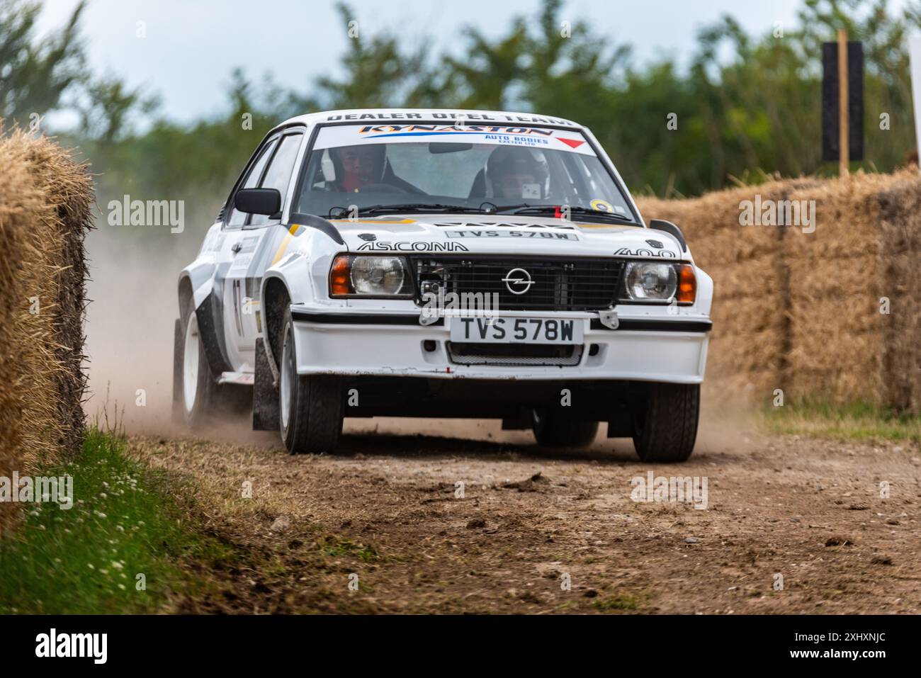 Opel Ascona 400 Rally car 1983 Monte Carlo Rally Stock Photo - Alamy
