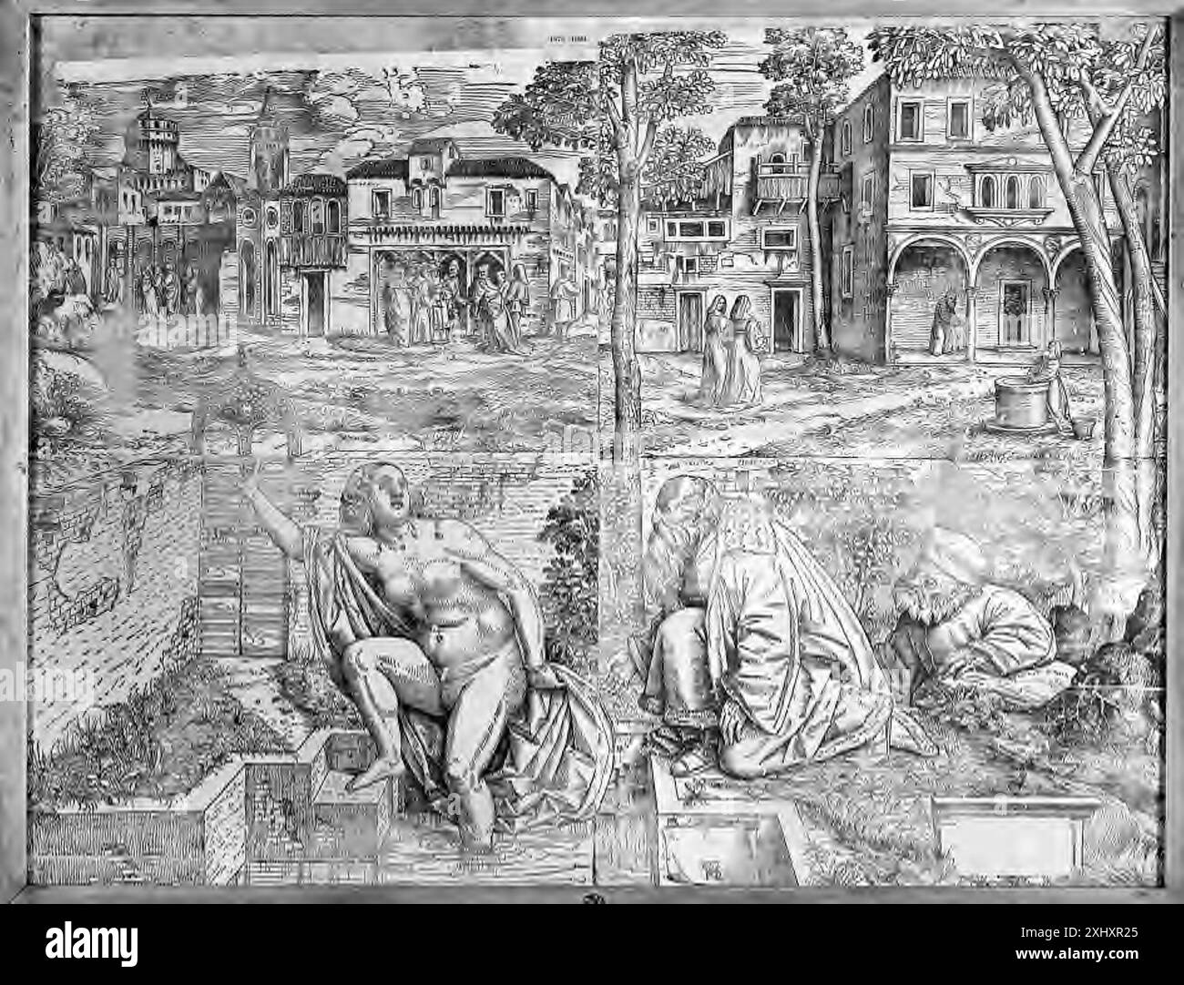 Jesus' explanation of the mountain (transfiguration) Pozzi, Francesco 1750 - 1803, undefined , Raphael 1483 - 1520, Pozzi, Francesco 1750 - 1803 Copper engraving, Print Raphael invenit: stampe da Raffaello nelle collezioni dell'Istituto Nazionale per la Grafica, Grazia Bernini Pezzini, p. 180, nr. IX.14, 51763, 1985 Jesu forklarelse på bjerget (transfigurationen) Stock Photo