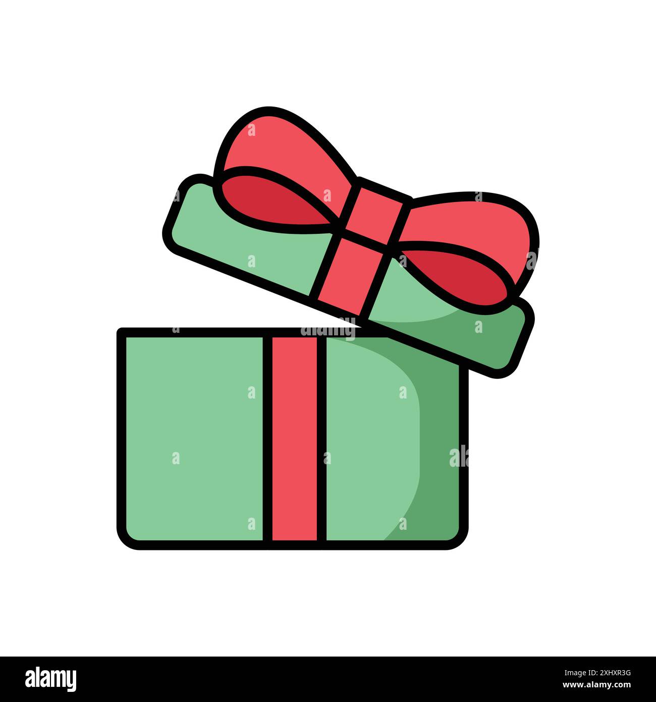 gift icon vector design template in white background Stock Vector