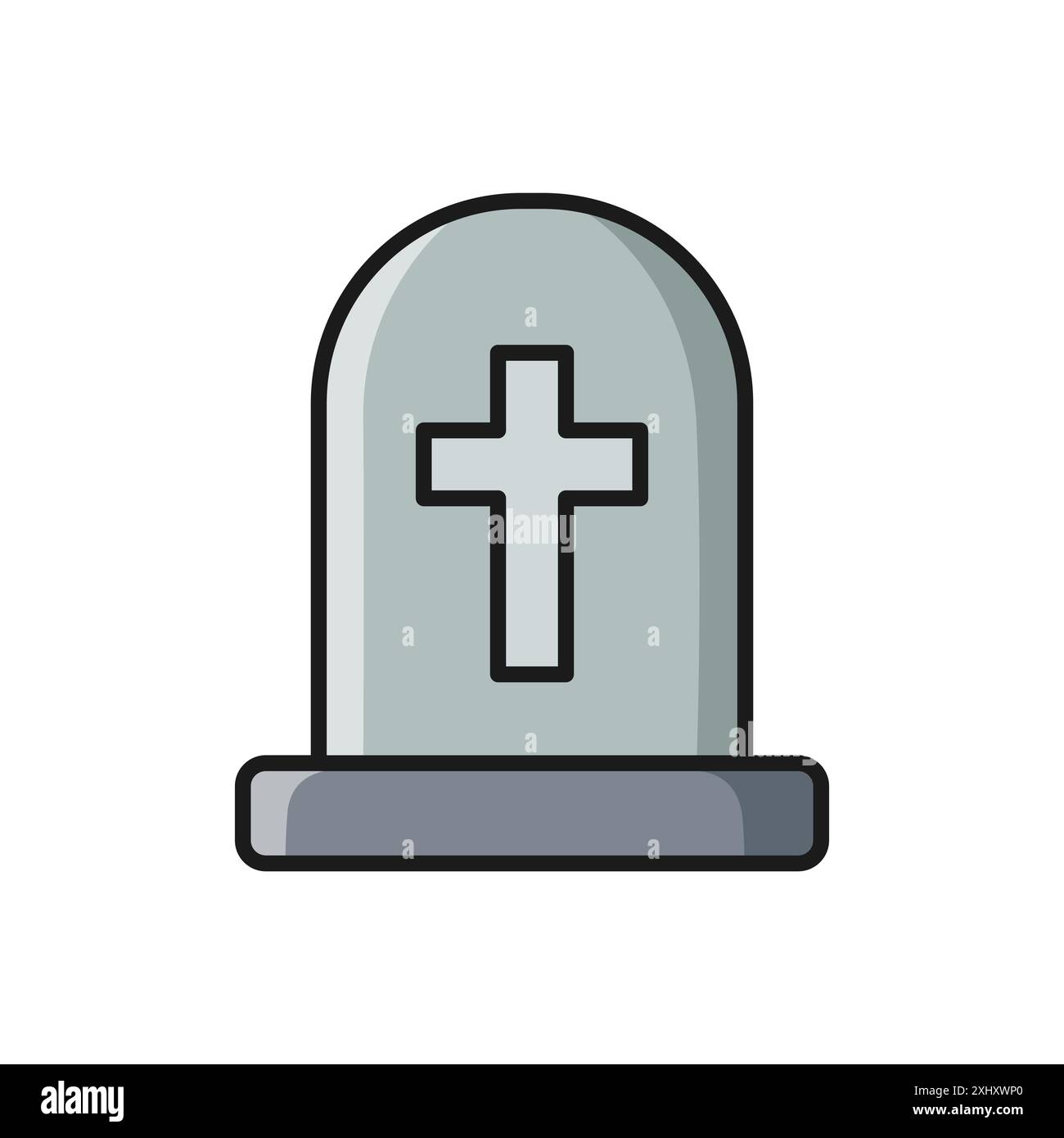 tombstone icon vector design template Stock Vector