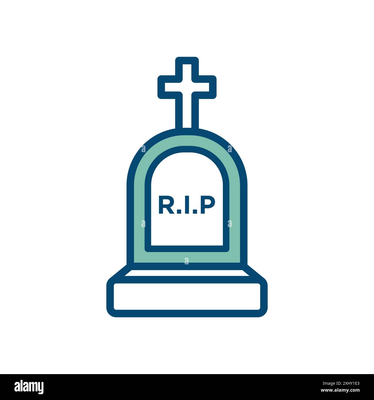 tombstone icon vector design template Stock Vector