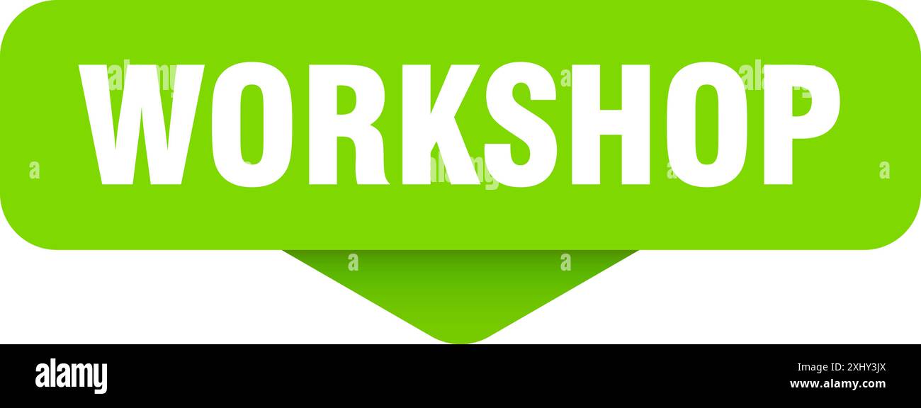 Signcode Workshop workshop sticker. workshop sign on transparent background. rectangular ...