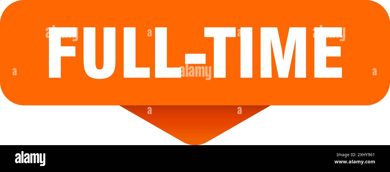 full-time sticker. full-time sign on transparent background ...