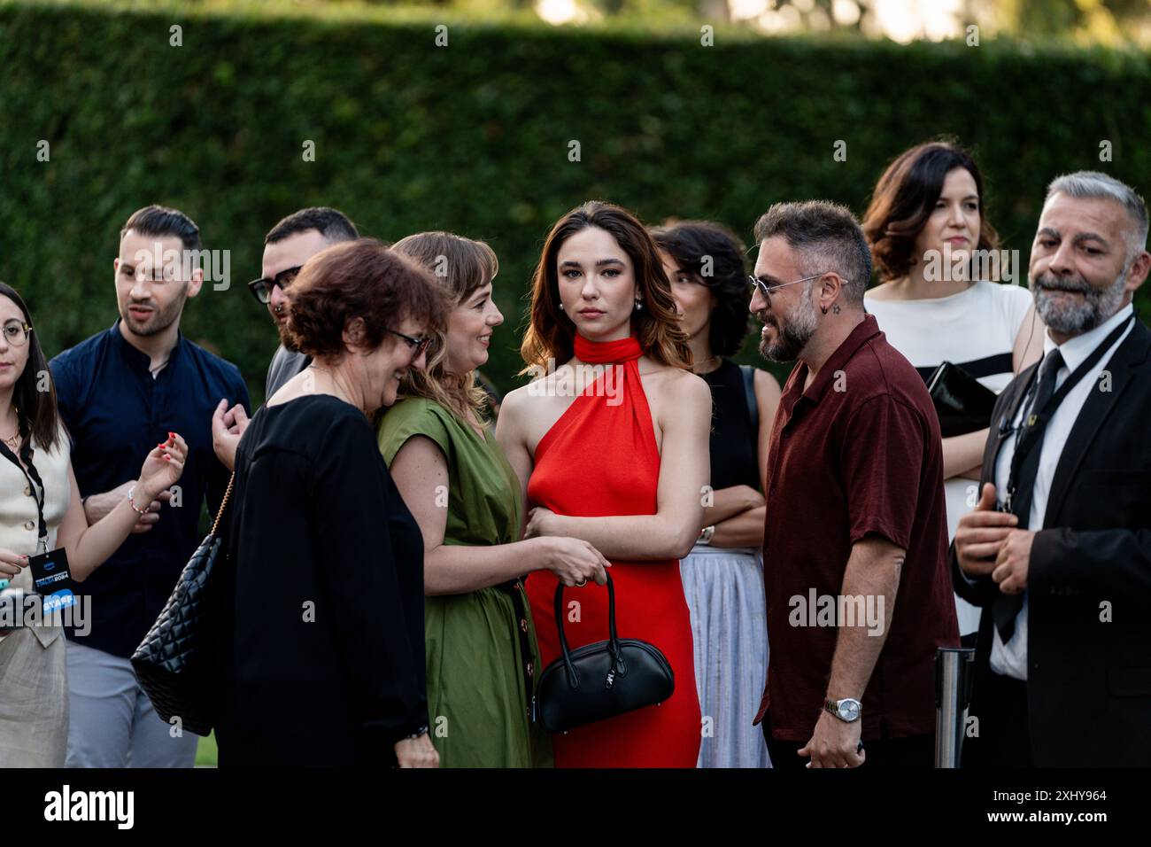 ROME, ITALY - JULY 15: Matilda De Angelis attends the photocall of Prime Video 2024 at Villa Miani in Rome(ph: Giovanna Onofri) Stock Photo