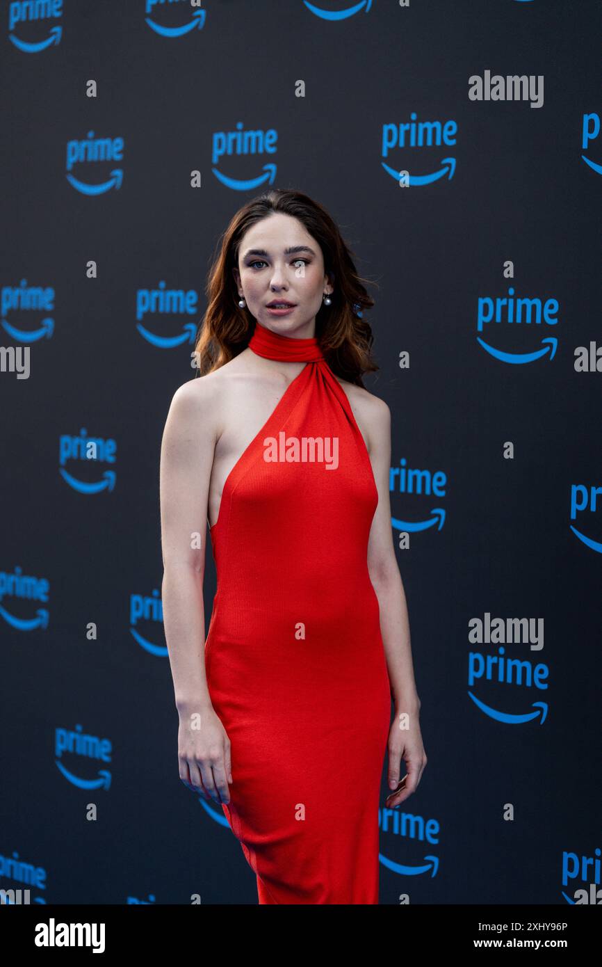 ROME, ITALY - JULY 15: Matilda De Angelis attends the photocall of Prime Video 2024 at Villa Miani in Rome(ph: Giovanna Onofri) Stock Photo