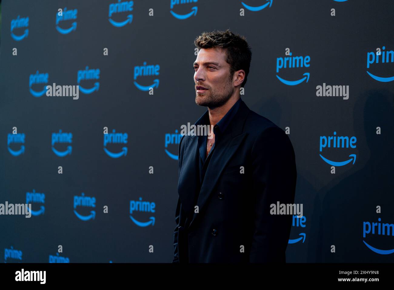 ROME, ITALY - JULY 15: Simone Susinna attends the photocall of Prime Video 2024 at Villa Miani in Rome(ph: Giovanna Onofri) Stock Photo