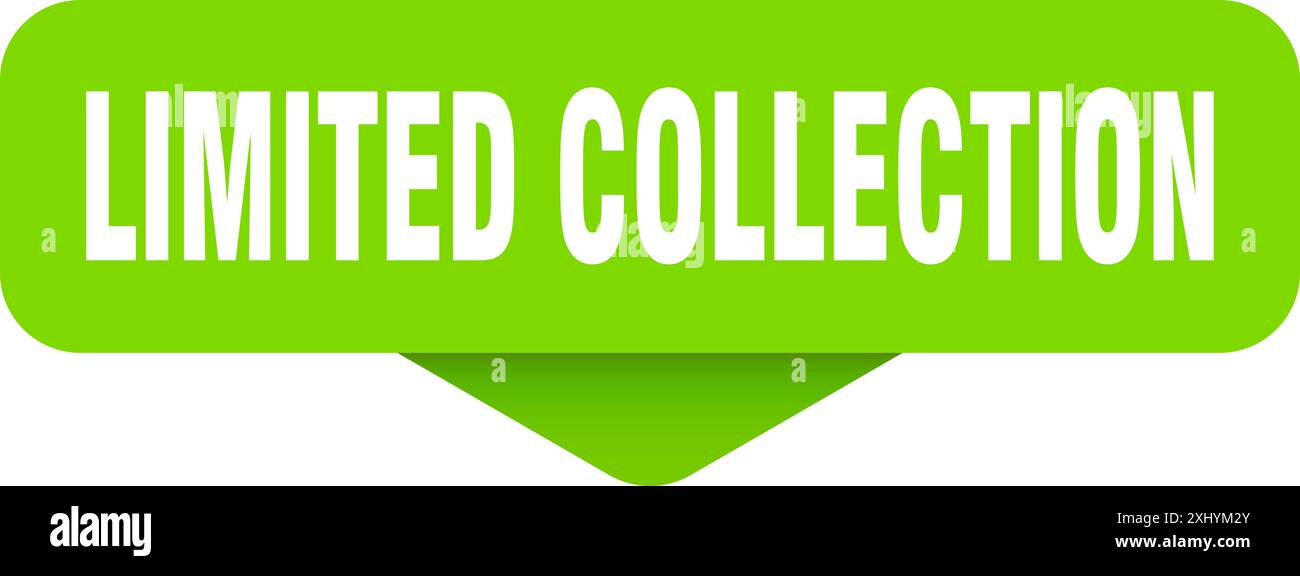 limited collection sticker. limited collection sign on transparent ...