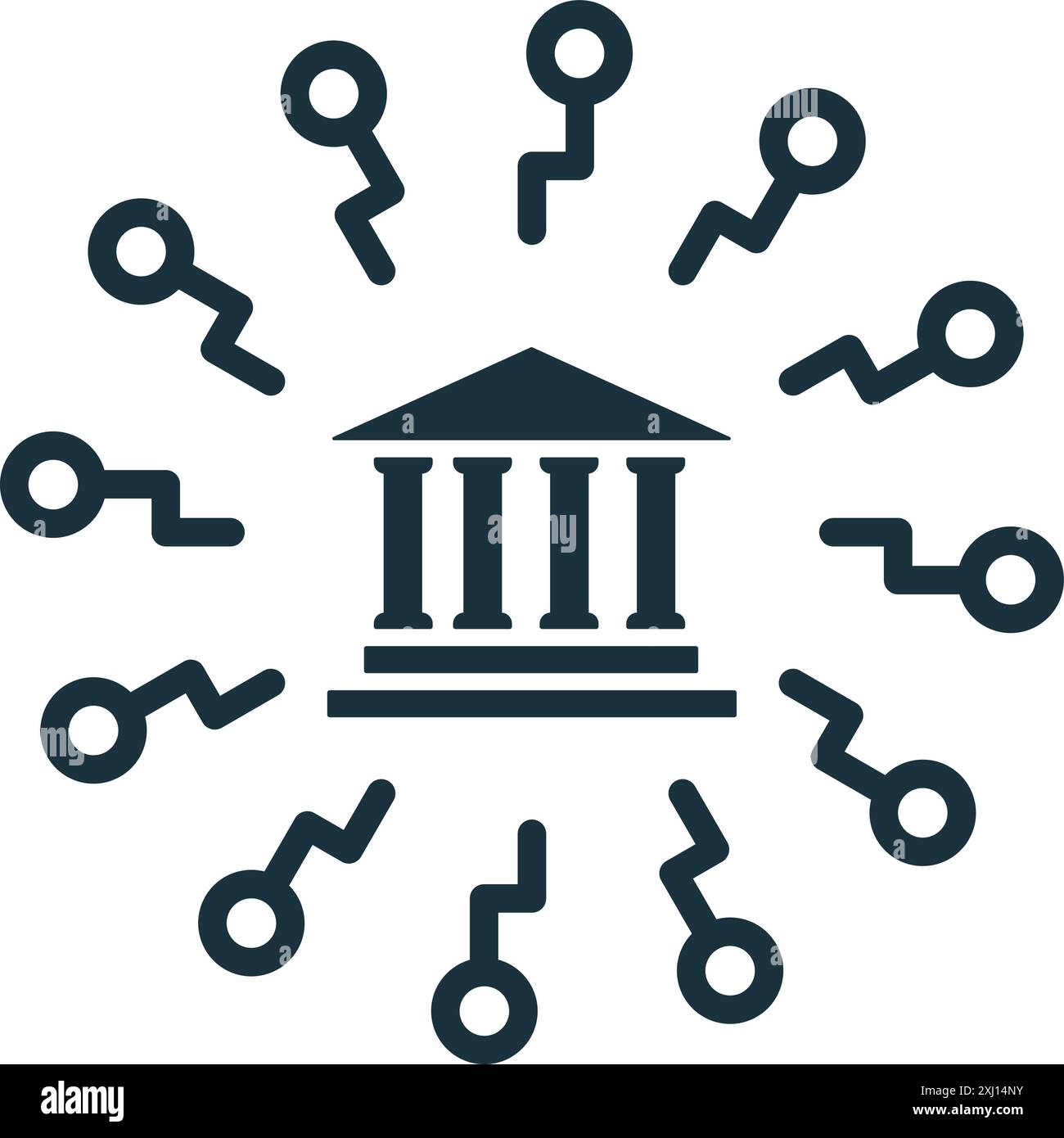 Embedded Finance icon. Simple creative element. Filled monochrome ...