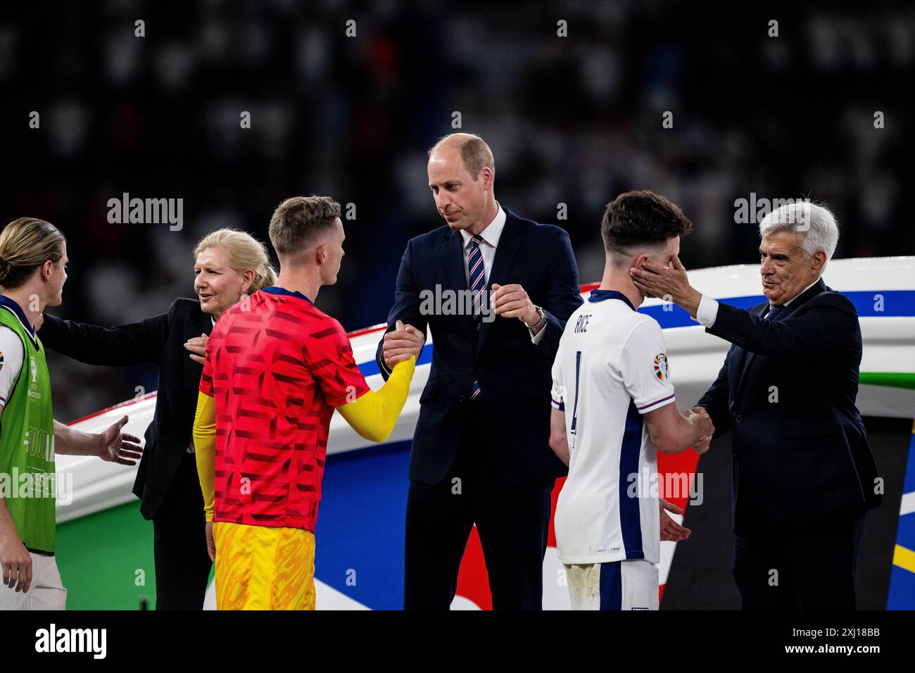 BERLIN, GERMANY - JULY 14: Dean Henderson, Prince William, Prince of ...