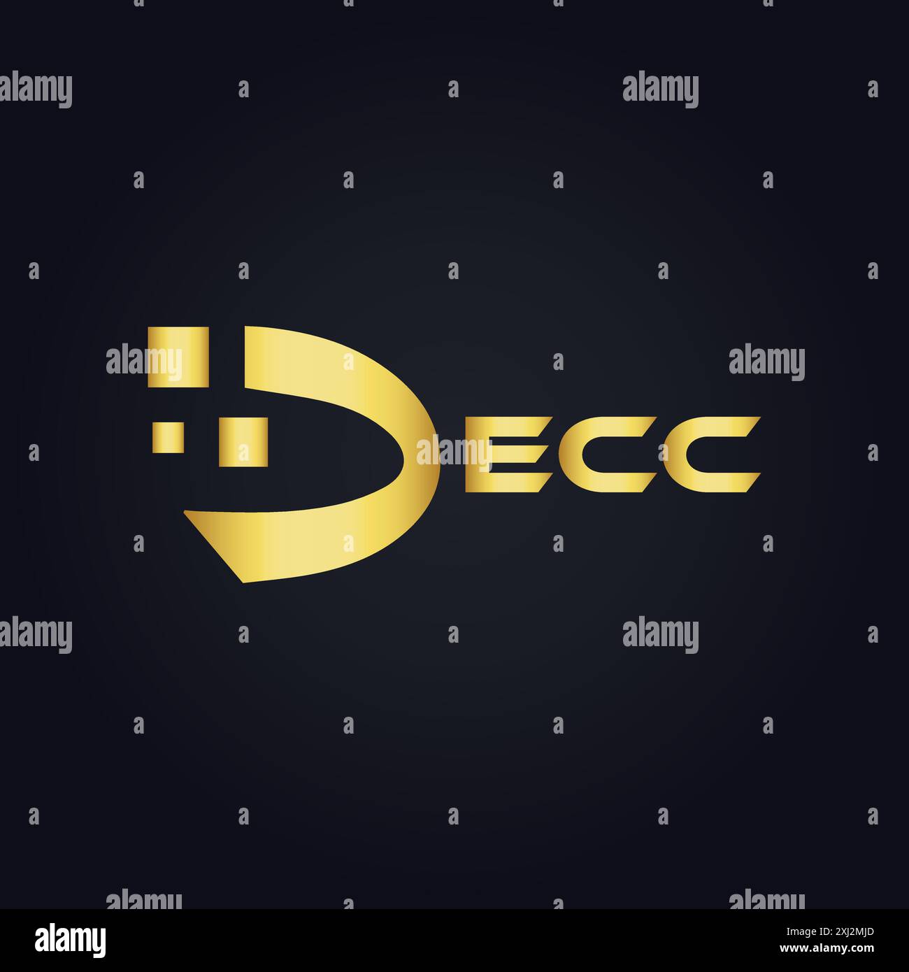 ECC logo. E C C design. White ECC letter. ECC, E C C letter logo design