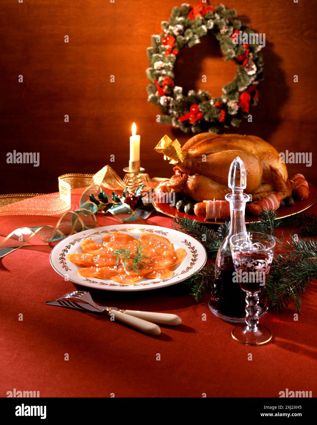 Dish christmas menu hi-res stock photography and images - Alamy