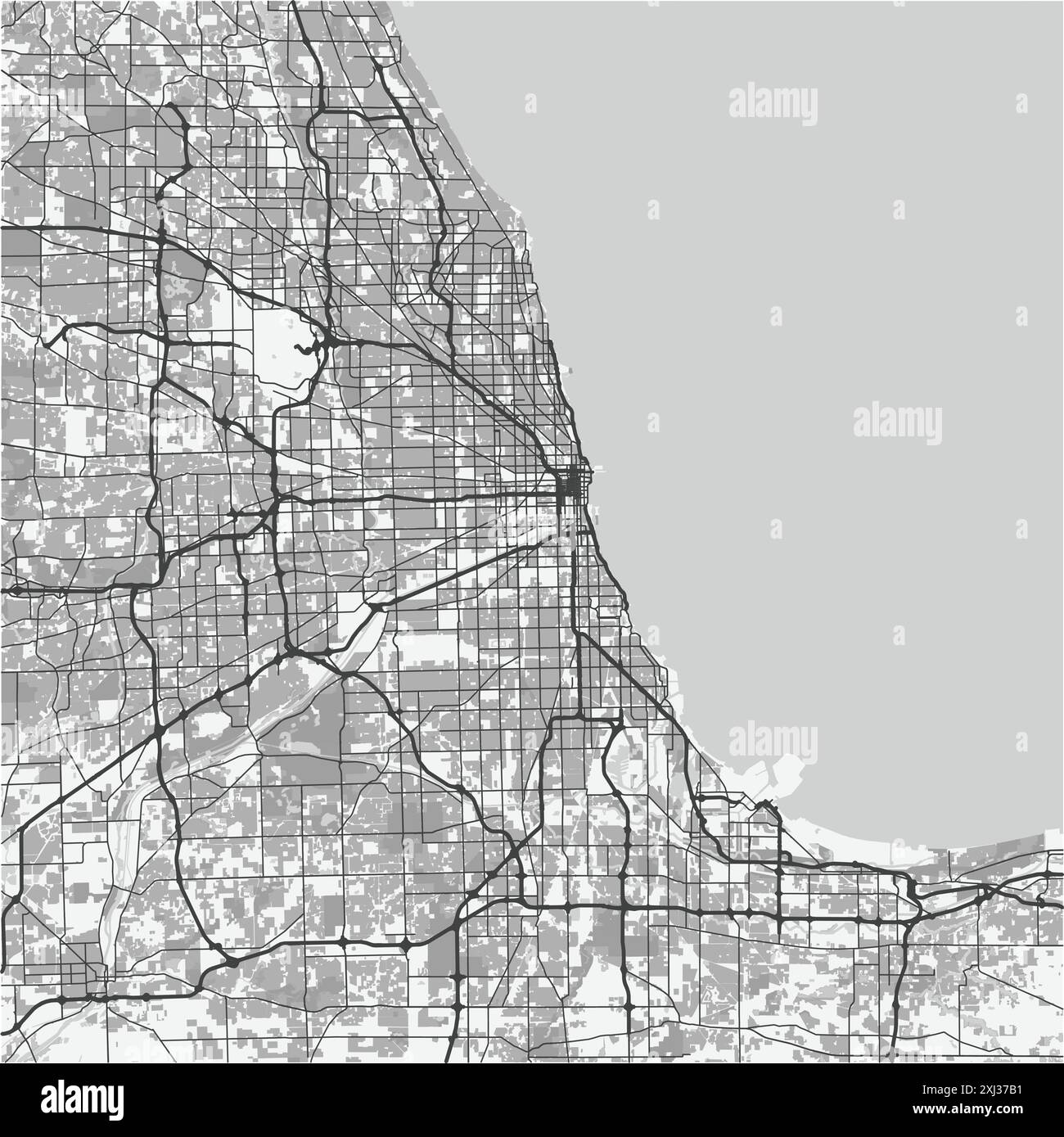 map-of-chicago-black-and-white-stock-photos-images-alamy
