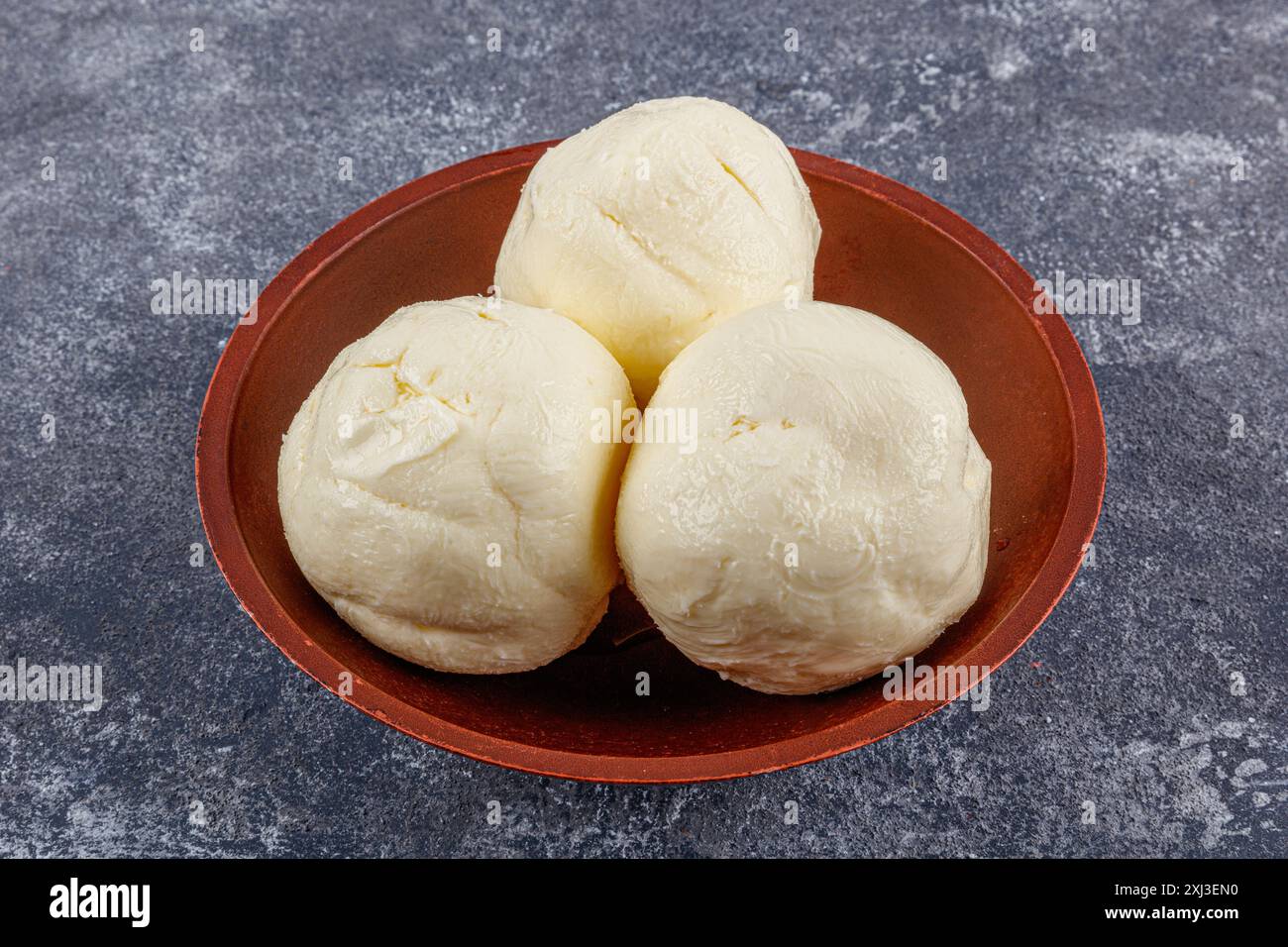 Traditional Turkish Cuisine Ghee or clarified butter in wooden bowl ...