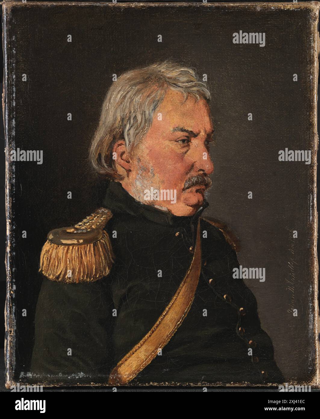 Johan Thomas Lundbye’s painting depicts Colonel Joachim Theodor Lundbye ...