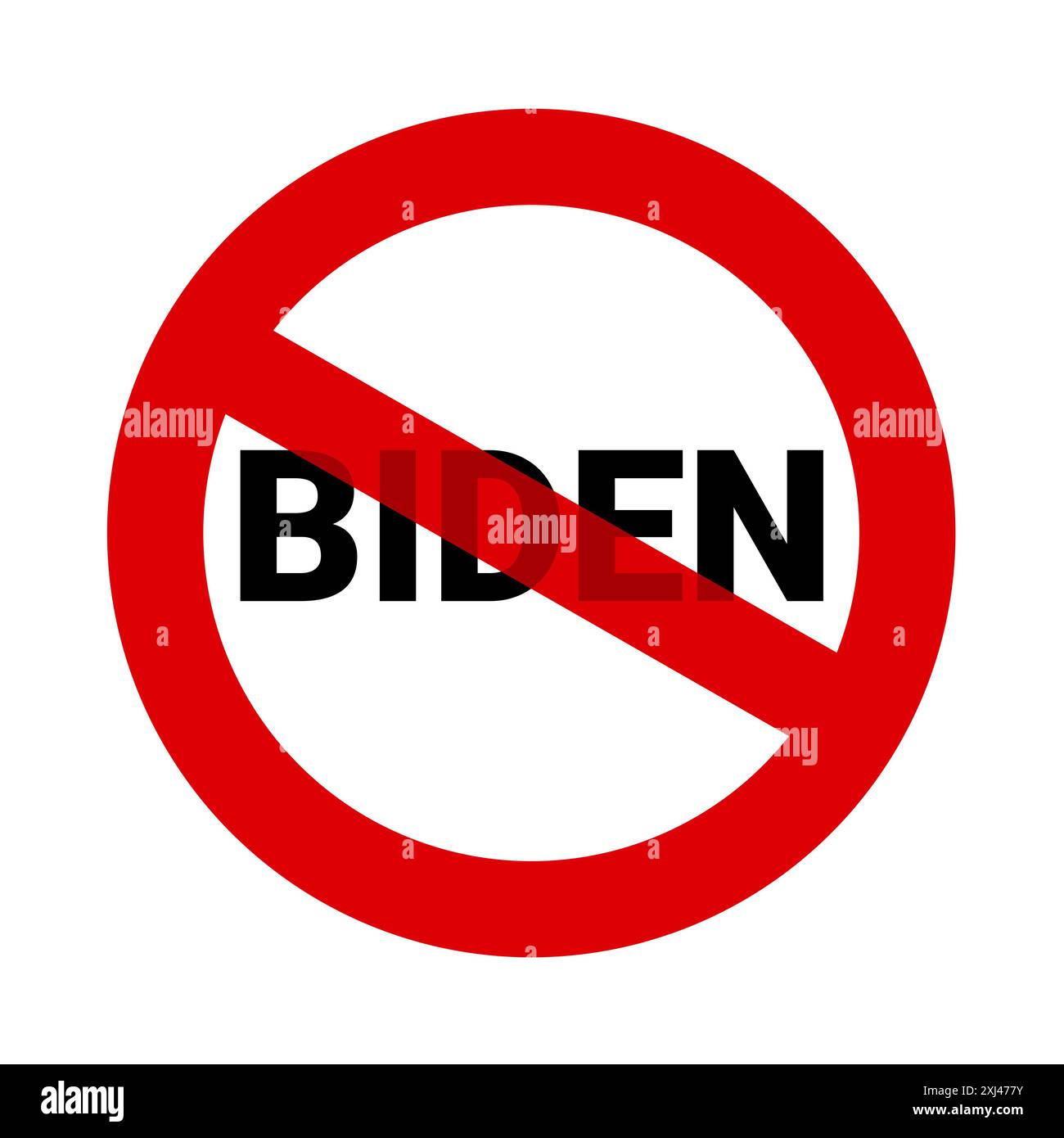 JULY 7, 2024 Joe Biden crossed out as metaphor of quitting, stepping