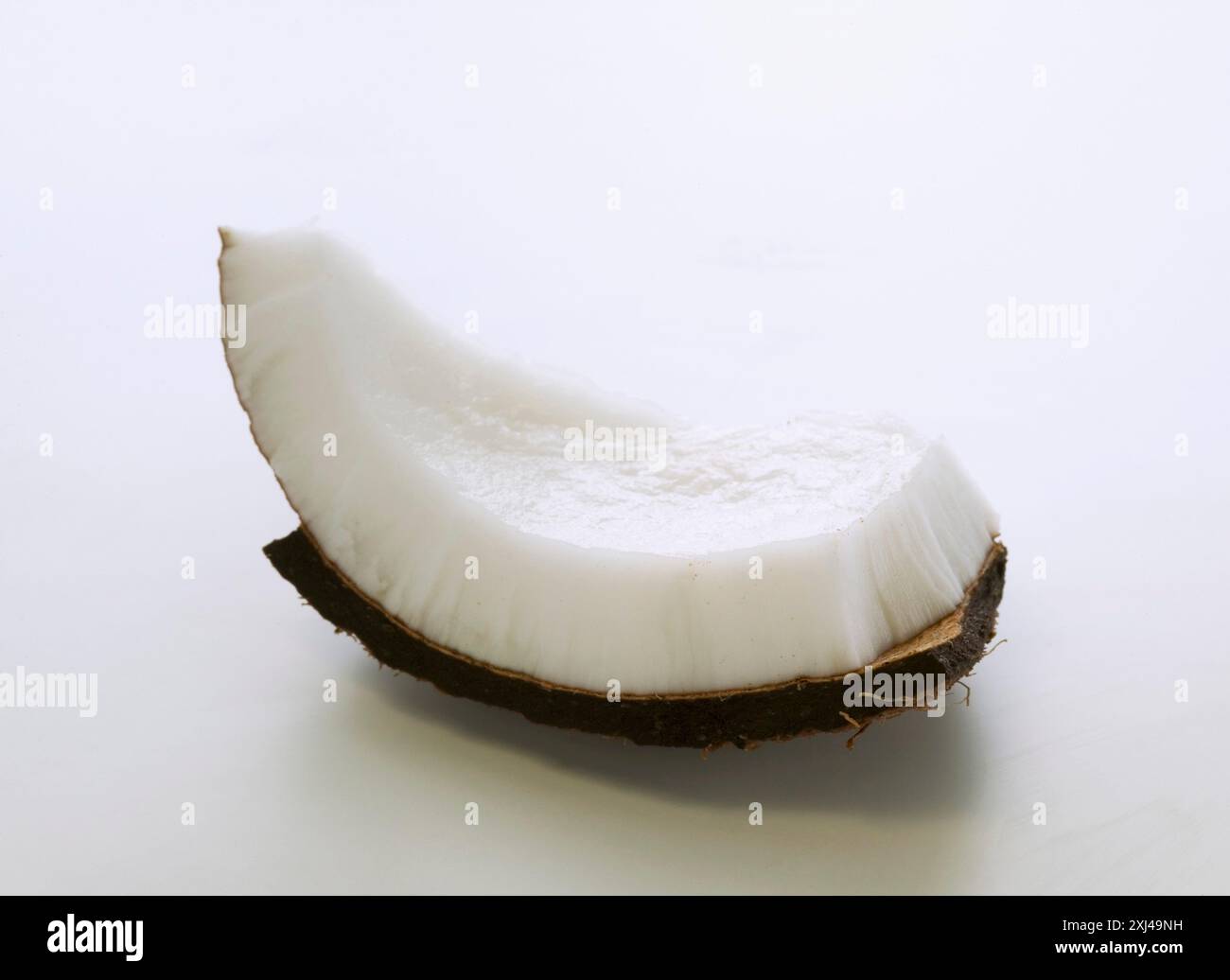 Piece of coconut Stock Photo