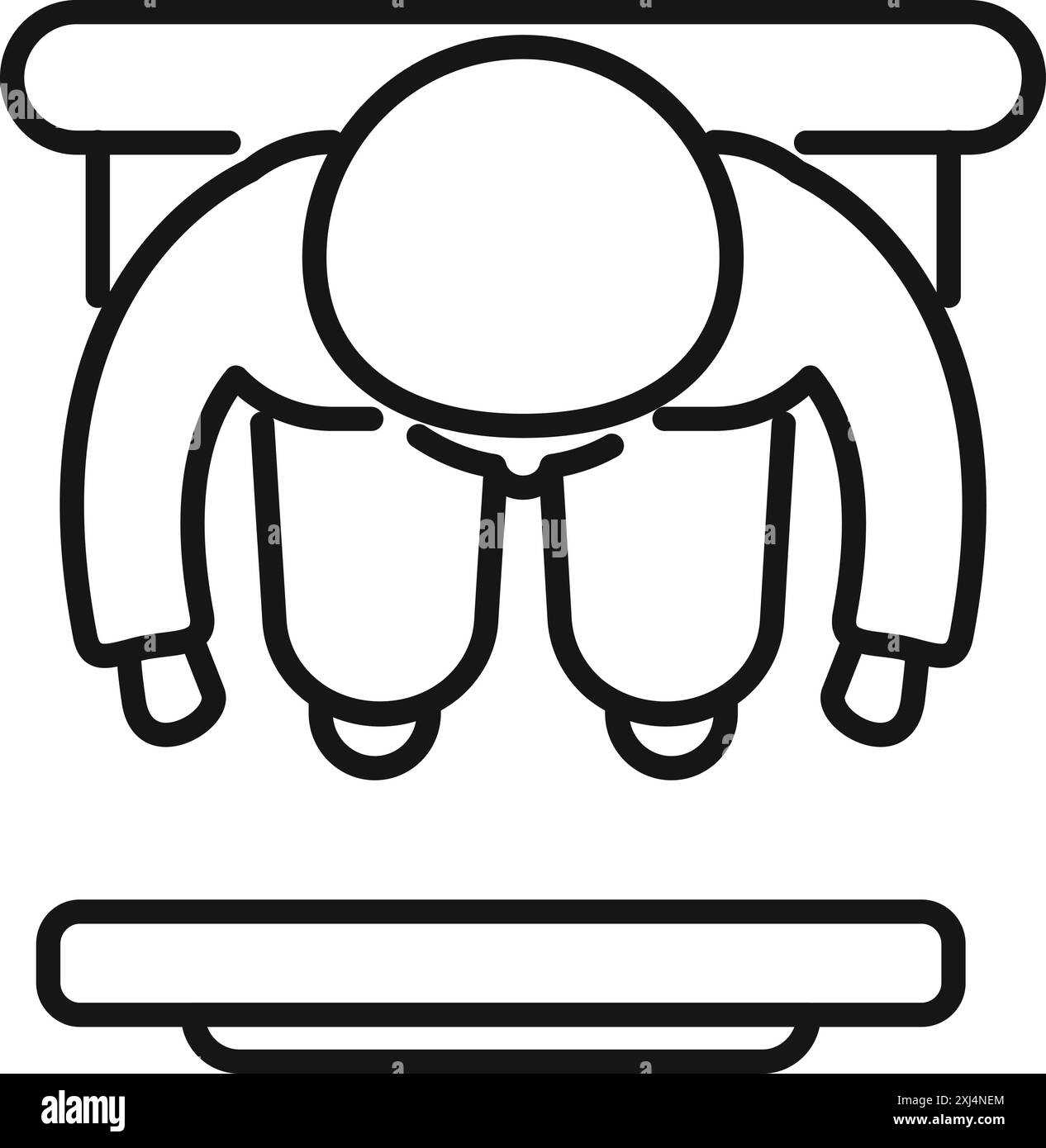 Businessman is using a vr headset, interacting with artificial intelligence in the metaverse Stock Vector
