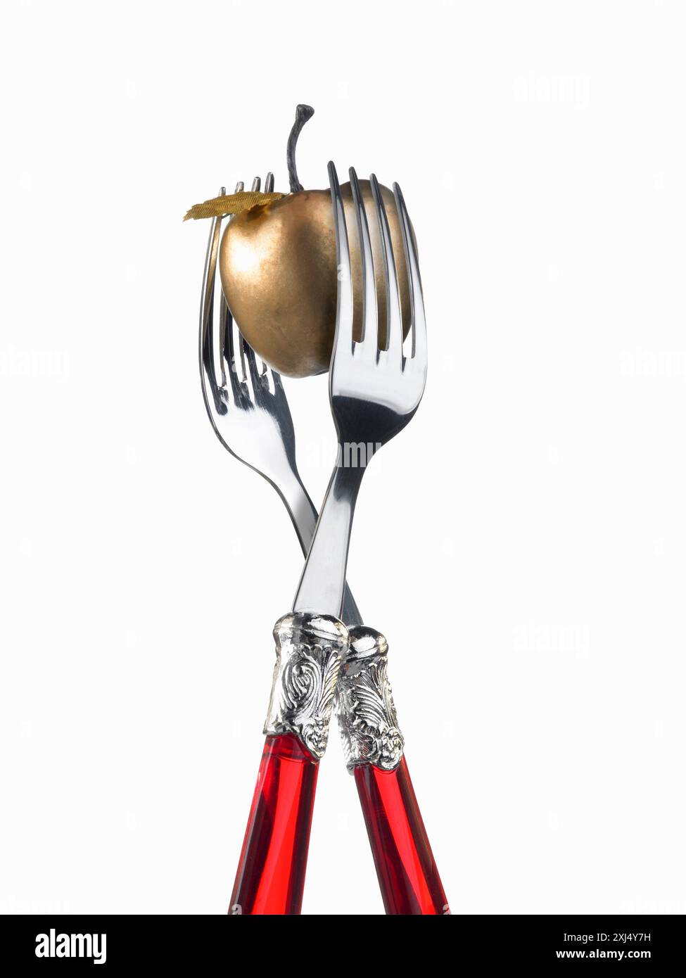 Two forks crossed hi-res stock photography and images - Alamy