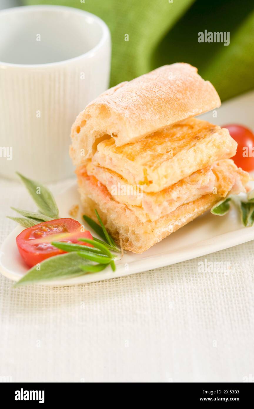 Mini ham sandwich hi-res stock photography and images - Alamy