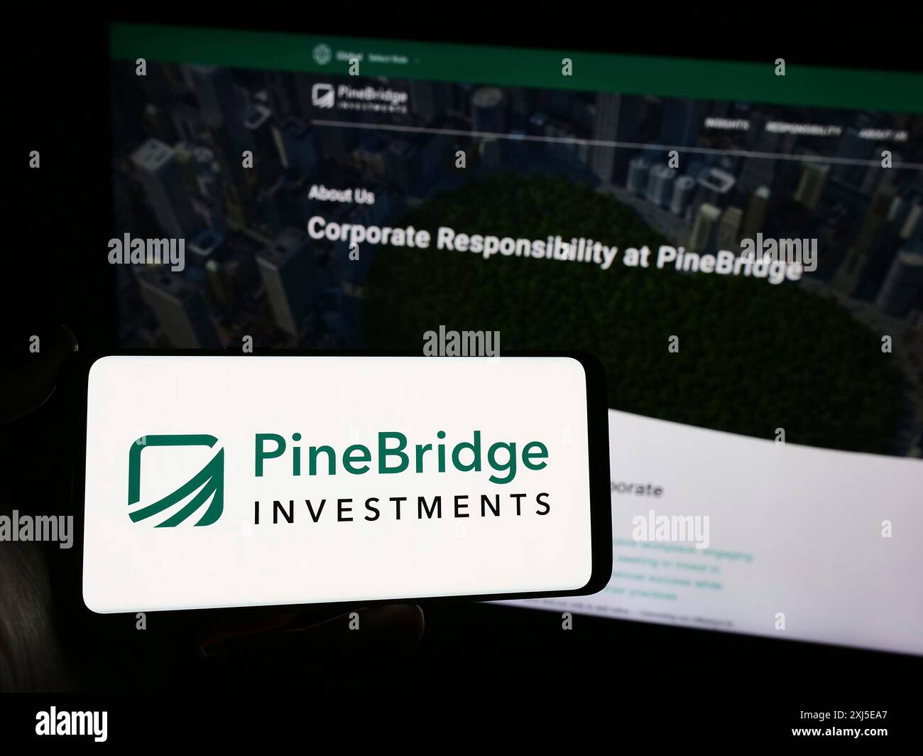 Pinebridge logo hi-res stock photography and images - Alamy