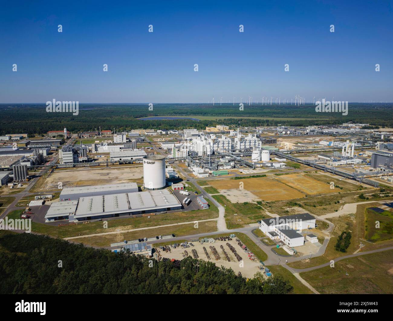 Chemical plant Schwarzheide. BASF Schwarzheide GmbH is a wholly owned ...