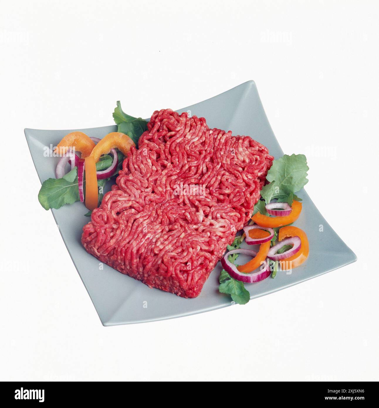 Minced beef steak Stock Photo