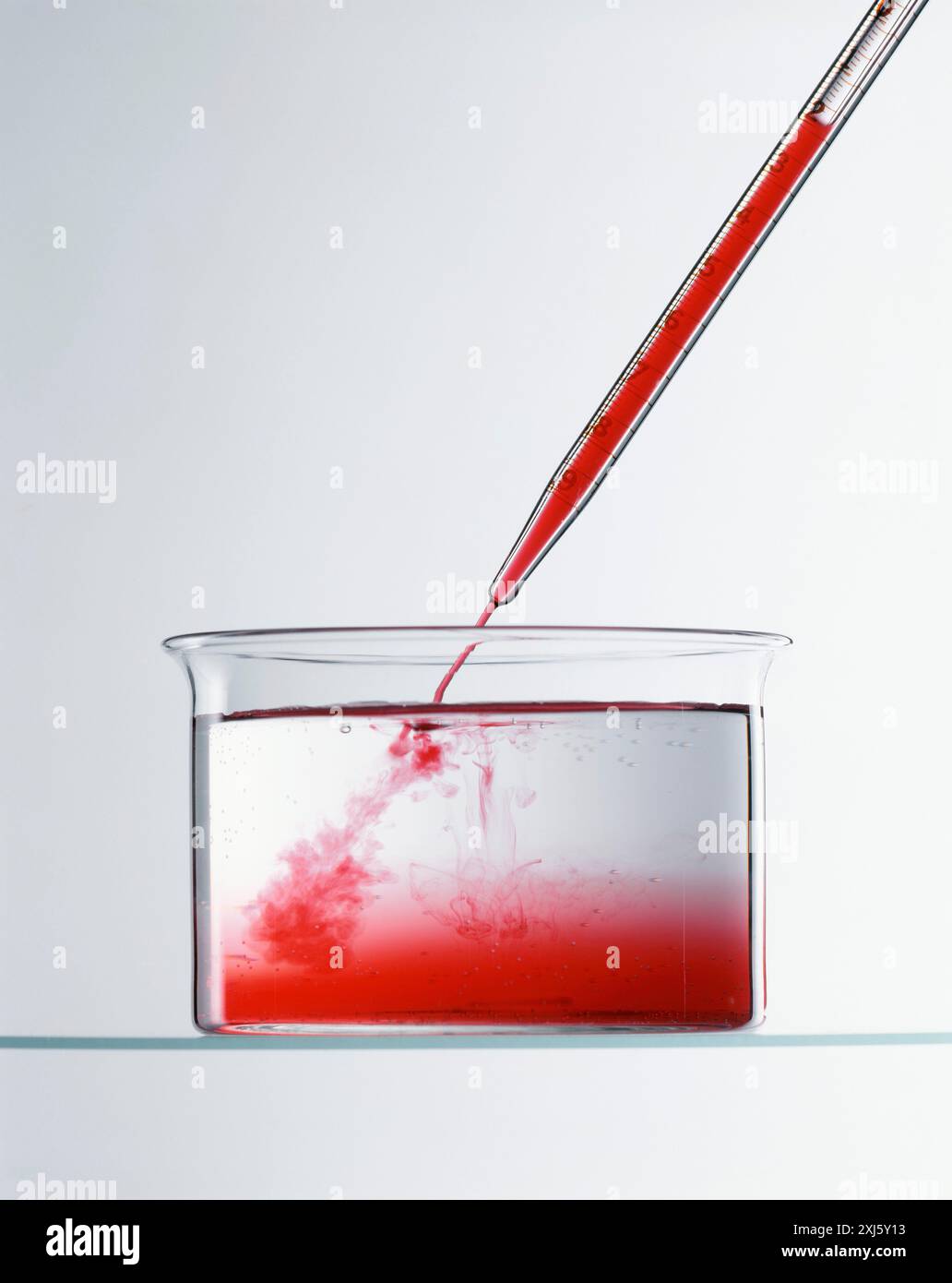 Beaker Food Coloring Rwd Food coloring in a pipette Stock Photo - Alamy