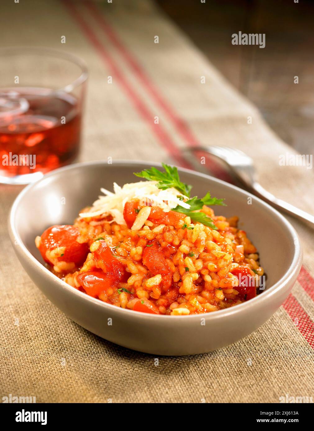 Tomato Cheese Risotto Tomato risotto with cheese hi-res stock photography and images - Alamy