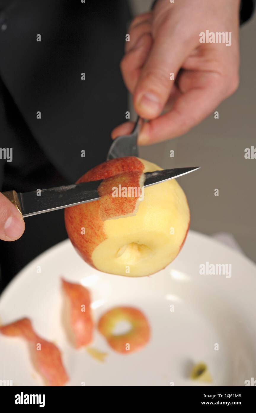 Peeling an apple hi-res stock photography and images - Alamy