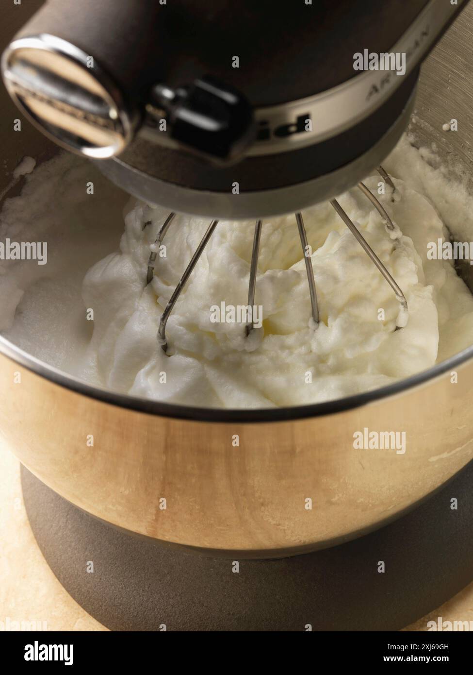 Food That Involves Beating Beating the egg whites with a food processor Stock Photo - Alamy