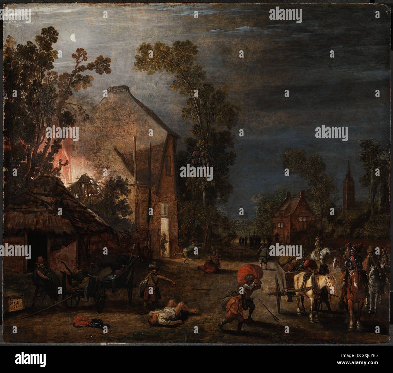 The Angel Raphael Takes Leave of Old Tobit and his Son Tobias Lastman, Pieter 1583 - 1633 Painting Hollandsk malerkunst, Karl Madsen, p. 225, 1105, 1891. Malerisamlingens Erhvervelser af ældre Kunst, Leo Swane, p. 119 (afb.), 15627, 1931. Rembrandt's way to Emmaus, J.Q. van Regteren Altena, p. 4, 18670, 1949. De senere års nye erhvervelser af malerkunst, Leo Swane, p. 130, 19866, 1951. Rembrandt and the Rembrandt School: the Bible, mythology and ancient history, Akira Kofuku, Afb. p. 36, fig. 8, 2003-476, 2003. SMK highlights: Statens Museum for Kunst, Sven Bjerkhof, omt. og afb. p. 39, 2005-0 Stock Photo