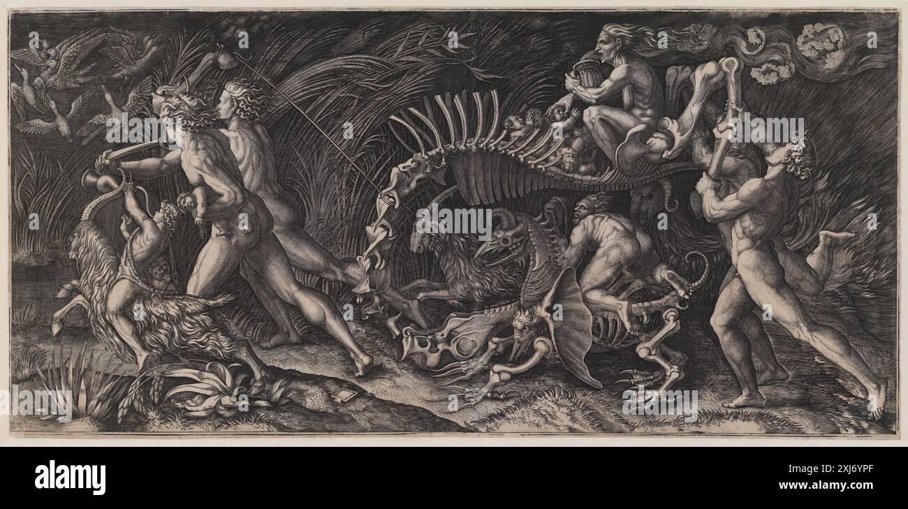 Ådslet ('Lo stregozzo') Veneziano, Agostino 1509 - 1536, Raimondi, Marcantonio 1478 - 1527, Raphael 1483 - 1520 Copper engraving, Print The Illustrated Bartsch 27, Marcantonio Raimondi, part two, Konrad Oberhuber, 426,I, C 36206, 1978. Øjenlyst II: 76 grafiske blade fra Den Kongelige Kobberstiksamling, Ubekendt, 66-67, k1998-406, 1998. Mannerist prints: international style in the sixteenth century, Bruce Davis, 110-113, I, 53348, 1988. Raphael invenit: stampe da Raffaello nelle collezioni dell'Istituto Nazionale per la Grafica, Grazia Bernini Pezzini, 262, 51763, 1985 Ådslet ('Lo Stregozzo') Stock Photo