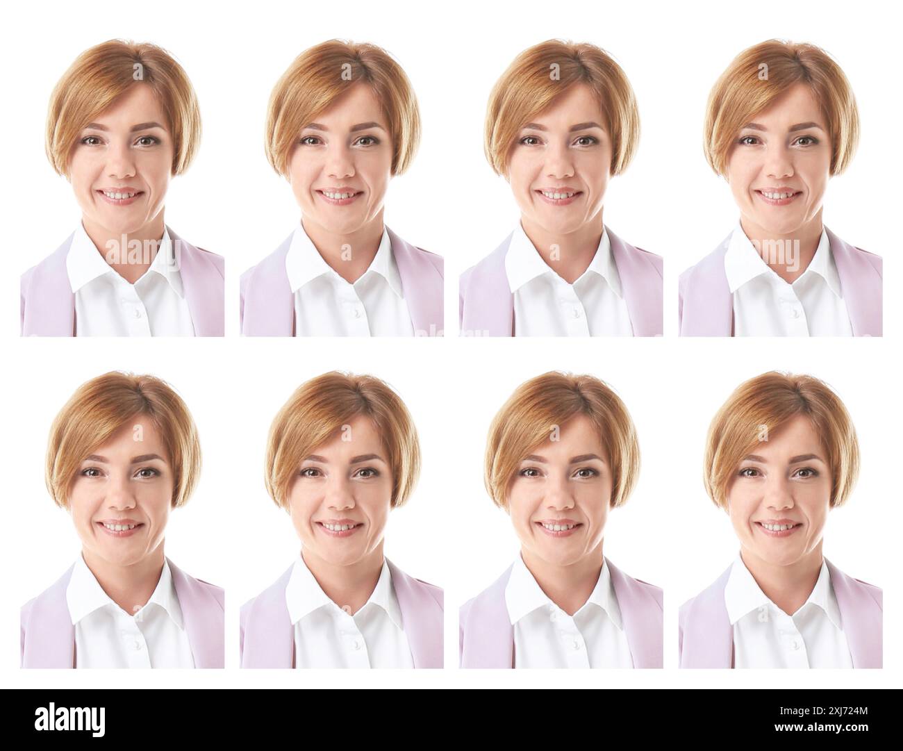 Mature woman passport picture hi-res stock photography and images - Alamy