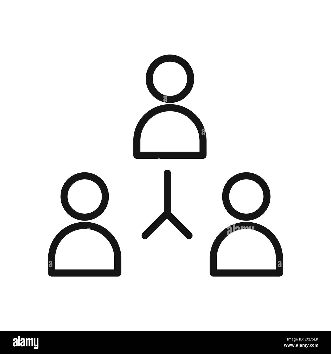 Group interaction icon Black and White Stock Photos & Images - Alamy
