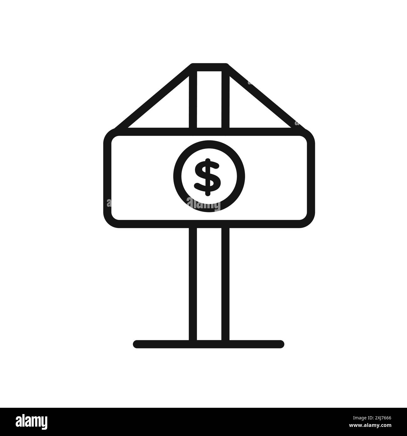 sold icon vector line logo mark or symbol set collection outline style Stock Vector
