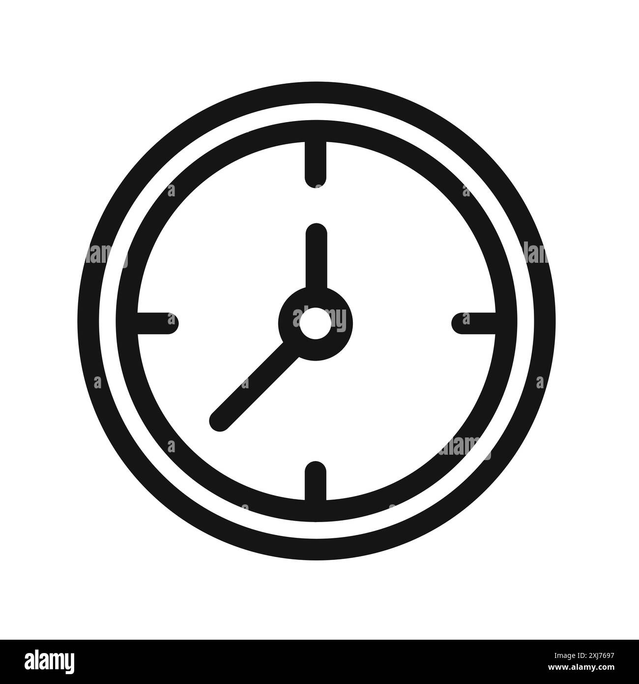 time clock watch icon vector line logo mark or symbol set collection ...