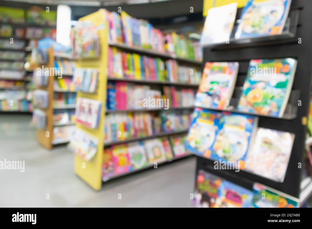 Abstract blur book store hi-res stock photography and images - Alamy
