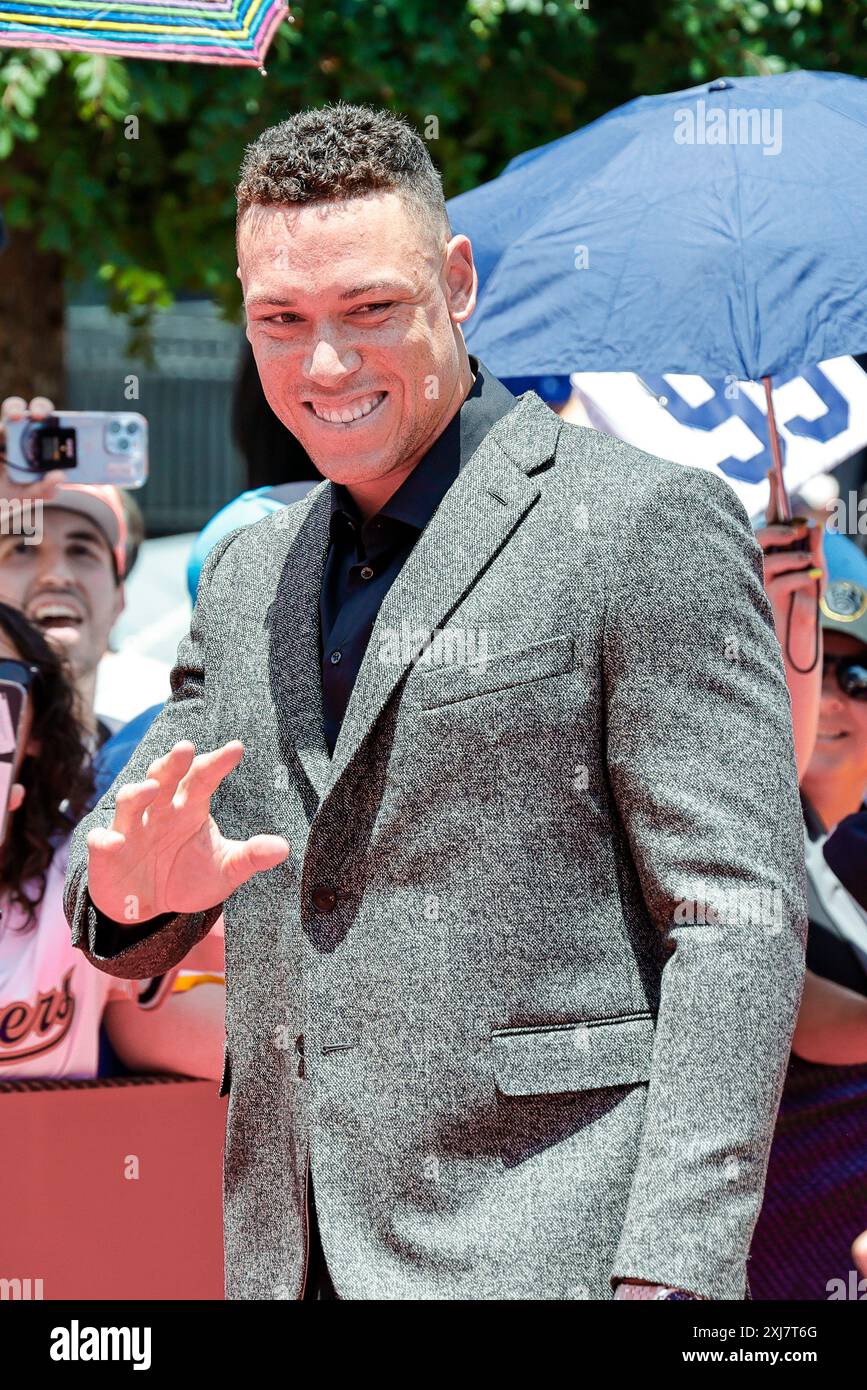 Arlington, United States. 16th July, 2024. New York Yankee Aaron Judge