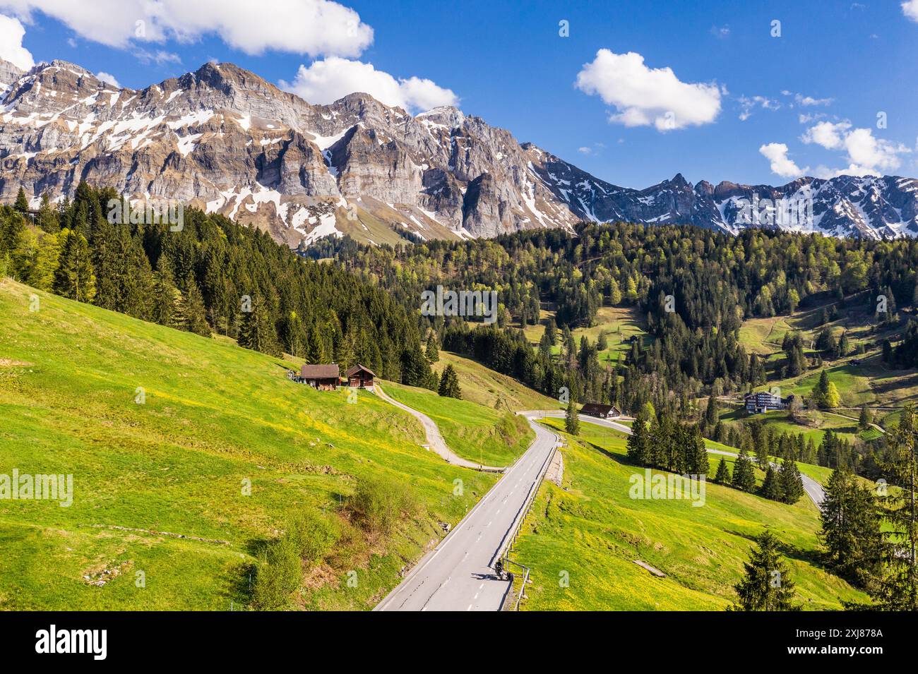Aerial view Appenzell in summer Stock Photo - Alamy