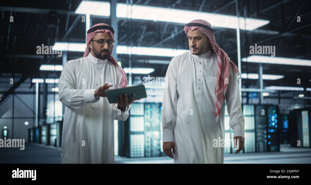 Middle Eastern Computer Engineer and Cybersecurity Specialist Work in ...