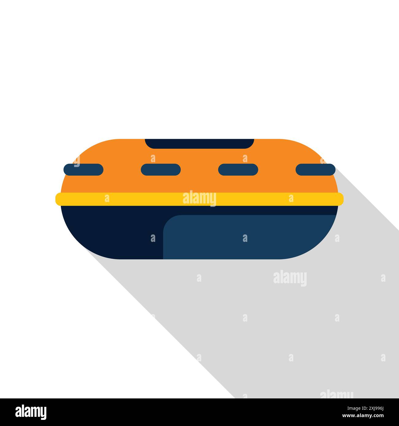 Emergency life raft Stock Vector Images - Alamy