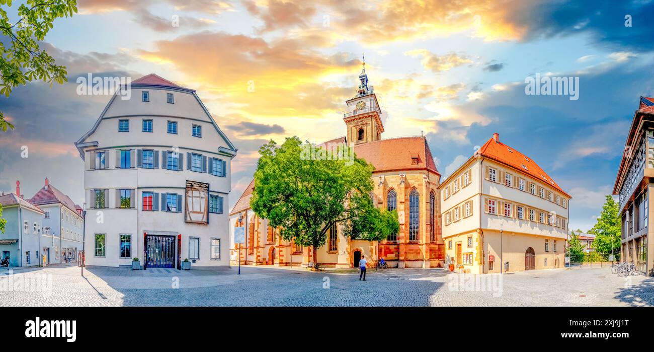 Old city of Bad Cannstatt, Germany Stock Photo