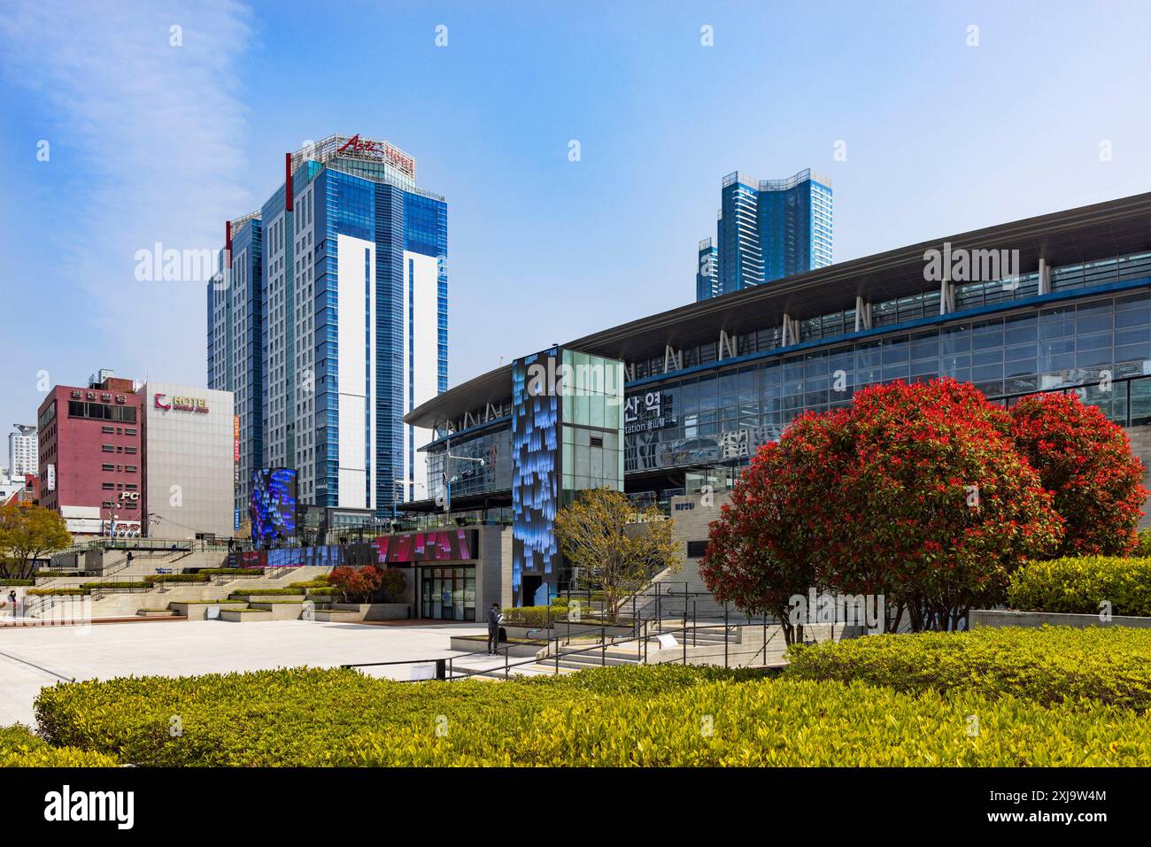 Busan train station, Busan, South Korea, Asia Copyright: IanxTrower 800-4144 Stock Photo