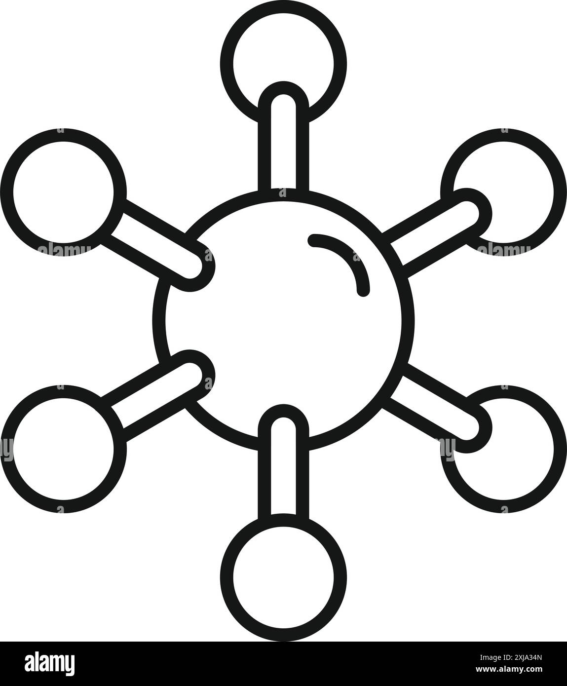 Atom structure is representing the composition of an atom Stock Vector ...