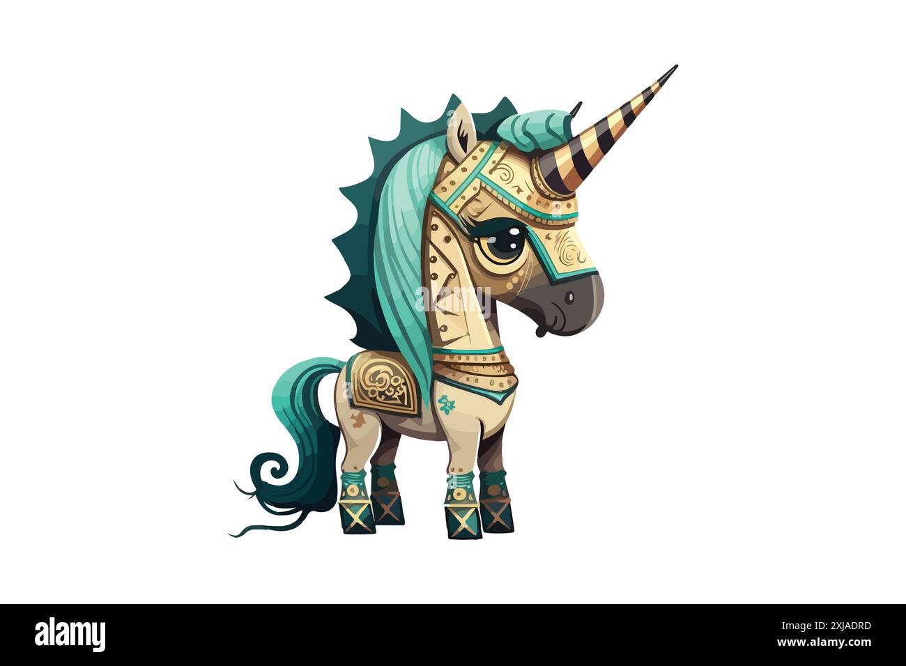 Pharaonic Unicorn Vector Illustration Stock Vector Image & Art - Alamy