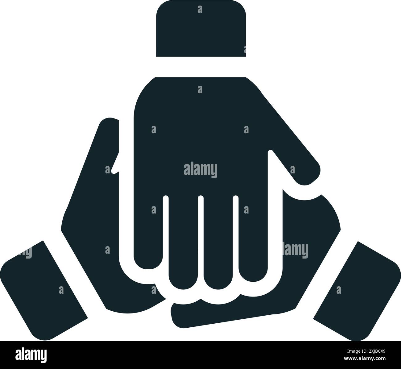 Office joining hand together Stock Vector Images - Alamy